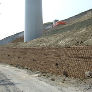 Terra Rinforzata con geogriglie